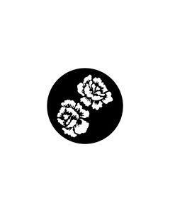 Standard Steel Gobo #77763 - Roses - Size E (37.5mm)