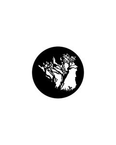 Standard Steel Gobo #77794 - Forest Stage Left - Size E (37.5mm)