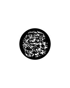 Standard Steel Gobo #79118 - Tree 7 - Size E (37.5mm)