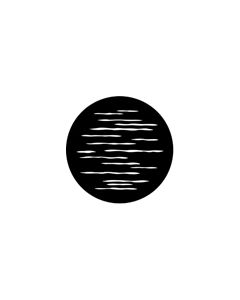 Standard Steel Gobo #77627 - Water 5 - Size E (37.5mm)