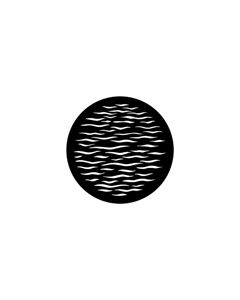 Standard Steel Gobo #77958 - Water 4 - Size E (37.5mm)