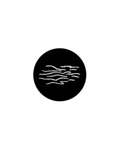 Standard Steel Gobo #78484 - Striped Gouge - Size E (37.5mm)
