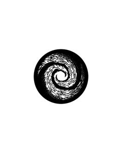 Standard Steel Gobo #79002 - Milky Way 2 - Size E (37.5mm)