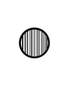 Standard Steel Gobo #77423 - Stripes - Size E (37.5mm)