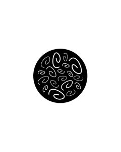Standard Steel Gobo #77577 - Curly Coils - Size E (37.5mm)