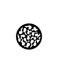 Standard Steel Gobo #77721 - Breakup (Small) - Size E (37.5mm)