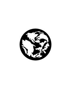 Standard Steel Gobo #77956 - Camouflage (Brown) - Size E (37.5mm)