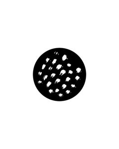 Standard Steel Gobo #78138 - Dibs - Size E (37.5mm)