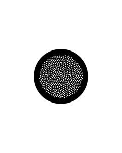 Standard Steel Gobo #78439 - Egg Dots - Size E (37.5mm)