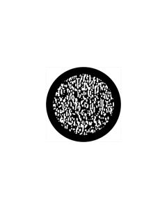 Standard Steel Gobo #78446 - Frozen Rain - Size E (37.5mm)