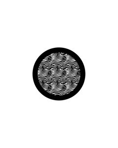 Standard Steel Gobo #78450 - Blowing Strands - Size E (37.5mm)