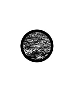Standard Steel Gobo #78452 - Slate Roof - Size E (37.5mm)