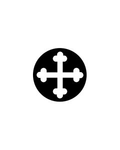 Standard Steel Gobo #77158 - Heraldics 7 - Size E (37.5mm)