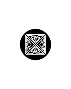 Standard Steel Gobo #77180 - Heraldics 5 - Size E (37.5mm)