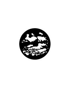 Standard Steel Gobo #77165 - Cloud 7 - Size E (37.5mm)