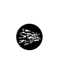 Standard Steel Gobo #77448 - Clouds (Distorted) - Size E (37.5mm)