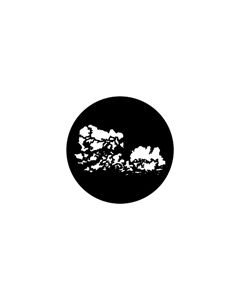 Standard Steel Gobo #77712 - Cloud 2 - Size E (37.5mm)