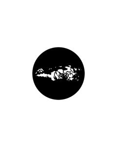 Standard Steel Gobo #77713 - Cloud 3 - Size E (37.5mm)