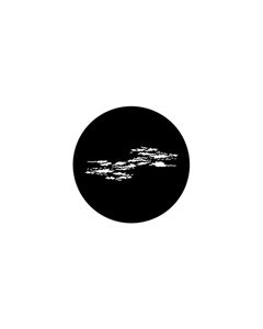Standard Steel Gobo #78477 - Stratus 1 - Size E (37.5mm)