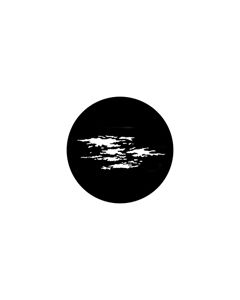 Standard Steel Gobo #78479 - Stratus 2 - Size E (37.5mm)