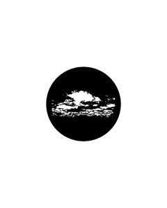 Standard Steel Gobo #79501 - Cloud 16 - Size E (37.5mm)