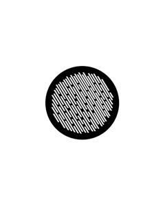 Standard Steel Gobo #77022 - Rain B - Size E (37.5mm)