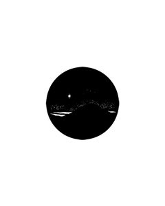 Standard Steel Gobo #77852 - Midnight Star - Size E (37.5mm)