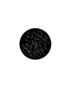 Standard Steel Gobo #77882 - Shower - Size E (37.5mm)