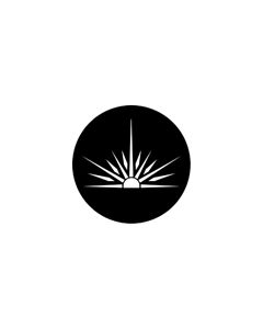 Standard Steel Gobo #79180 - Sunbursts - Size E (37.5mm)