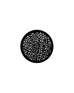 Standard Steel Gobo #77116 - Rice Pattern - Size E (37.5mm)