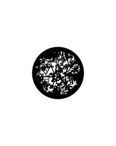 Standard Steel Gobo #77774 - Blossoms - Size E (37.5mm)