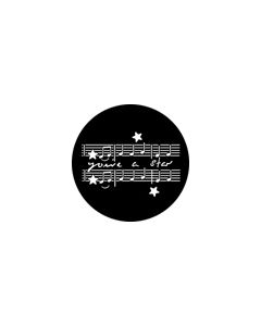 Standard Steel Gobo #76554 - You're a Star - Size E (37.5mm)