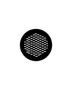 Standard Steel Gobo #77071 - Ellipse 1 - Size E (37.5mm)