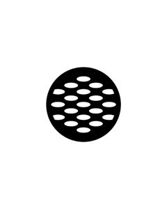 Standard Steel Gobo #77072 - Ellipse 2 - Size E (37.5mm)