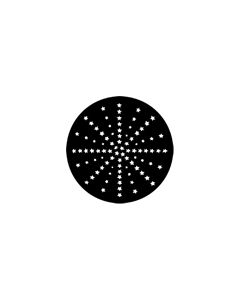 Standard Steel Gobo #77388 - Stars 5 - Size E (37.5mm)