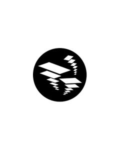 Standard Steel Gobo #77566 - Flying Shapes 2 - Size E (37.5mm)