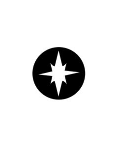 Standard Steel Gobo #77573 - Ping - Size E (37.5mm)