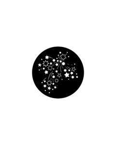 Standard Steel Gobo #78123 - Stars 8 - Size E (37.5mm)