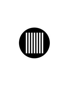Standard Steel Gobo #77090 - Bars - Size E (37.5mm)