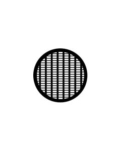 Standard Steel Gobo #77545 - Grill 8 - Size E (37.5mm)