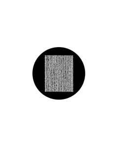 Standard Steel Gobo #77621 - No Strings - Size E (37.5mm)