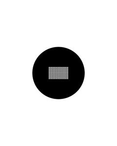 Standard Steel Gobo #77986 - Les Mis Grill 5 - Size E (37.5mm)
