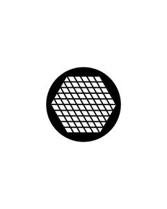 Standard Steel Gobo #78043 - Small Diamonds - Size E (37.5mm)