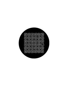 Standard Steel Gobo #78203 - Rattan Grill - Size E (37.5mm)