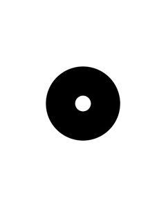 Standard Steel Gobo #77727 - Apperture 3 - Size B (86mm)