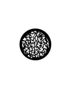 Standard Steel Gobo #77805 - Leaf Breakup (Medium) - Size B (86mm)