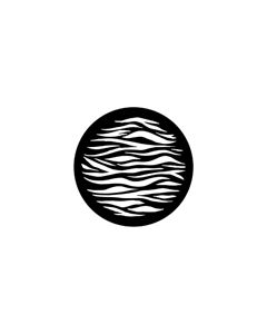 Standard Steel Gobo #78129 - Ripple (Small) - Size B (86mm)
