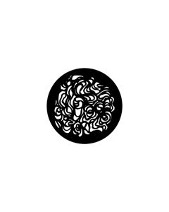 Standard Steel Gobo #77911 - Swirls - Size B (86mm)