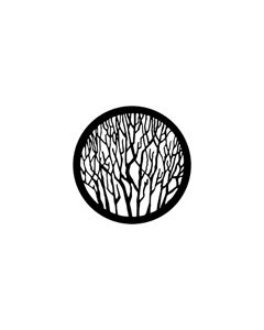 Standard Steel Gobo #77735 - Bare Branches 1 - Size B (86mm)
