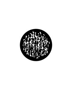 Standard Steel Gobo #77798 - Cracked - Size B (86mm)
